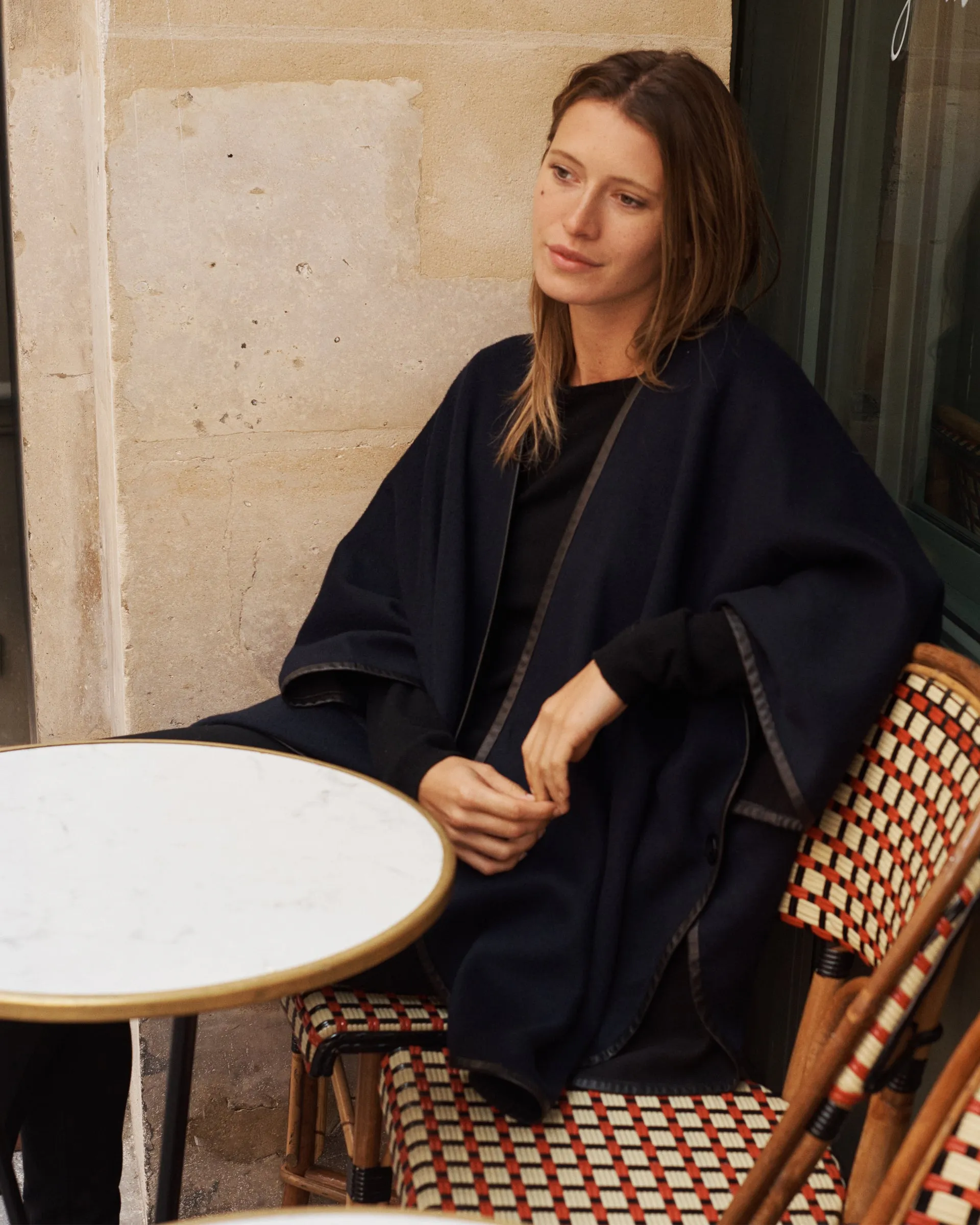 Roma Pure Cashmere Reversible Cape