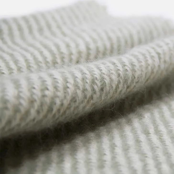 Sage Green Handwoven Mohair Wrap