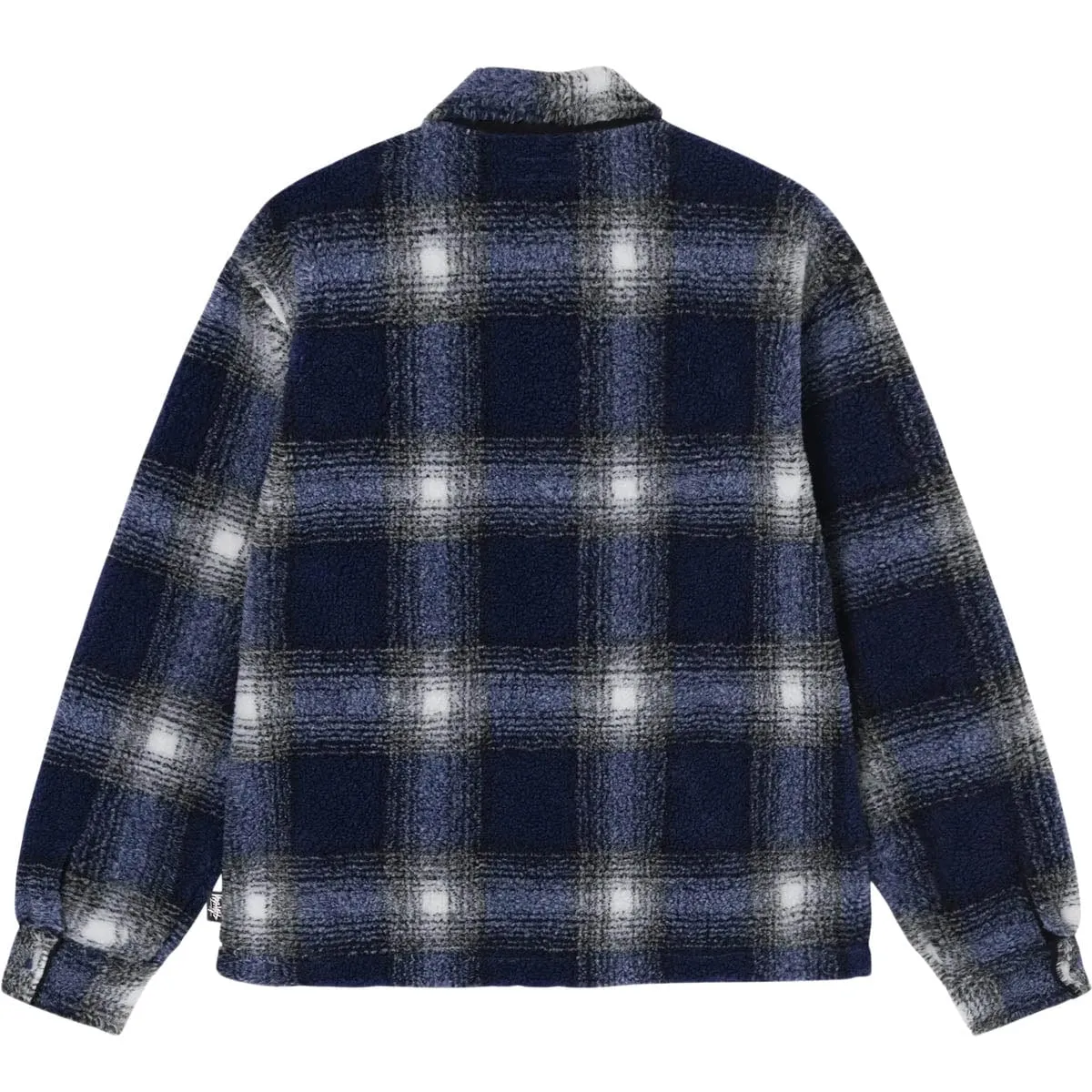 SHADOW PLAID SHEPARD ZIP SHIRT