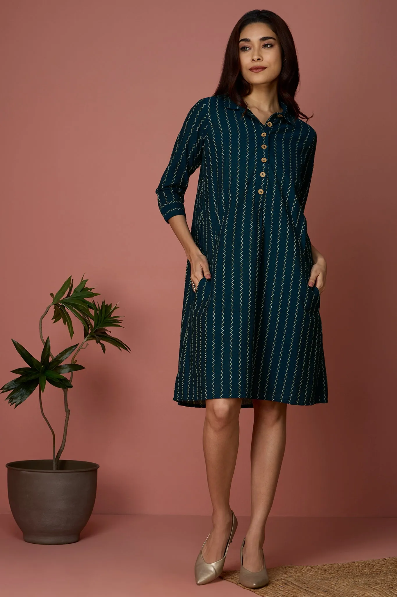 Shirt dress - Nebula Nights & Chevron Grace