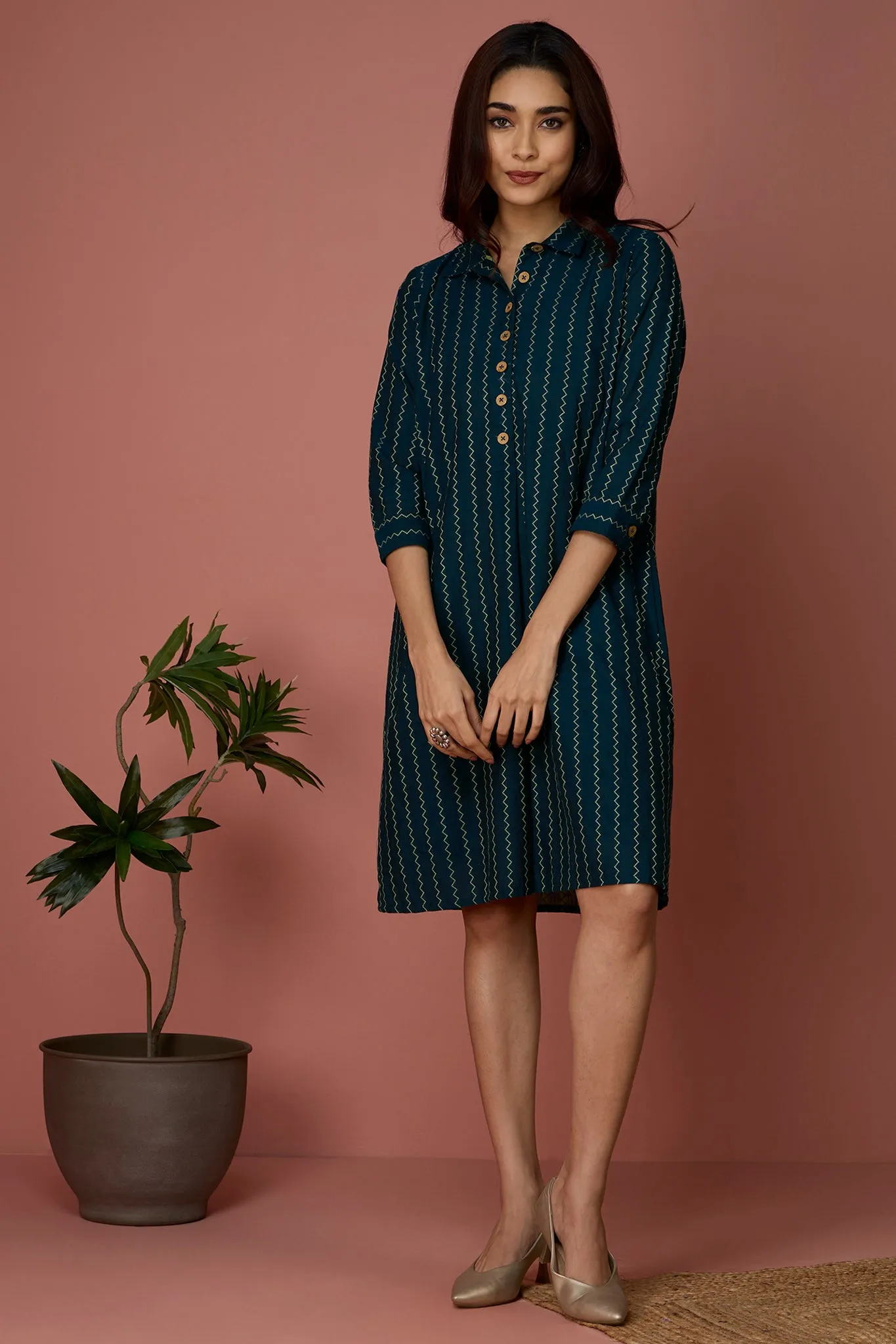 Shirt dress - Nebula Nights & Chevron Grace