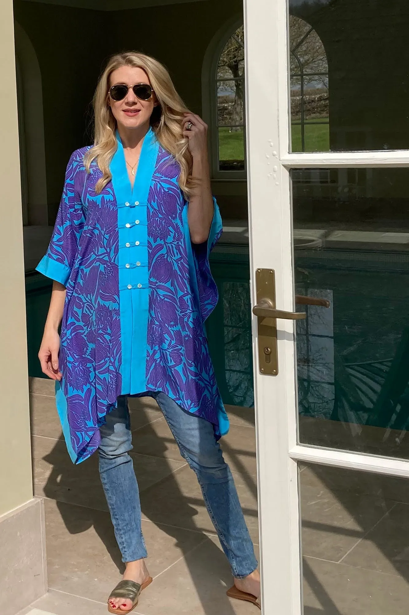 Silk Jade Poncho PROTEA