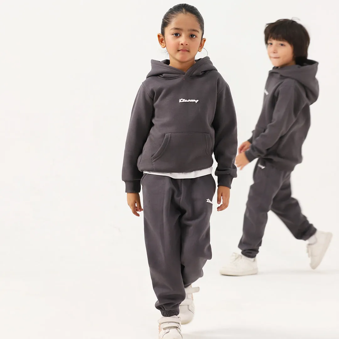 Soft Ash Kids Fleece Co-ord Set