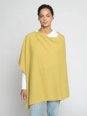 THE PONCHO | Marled Yellow