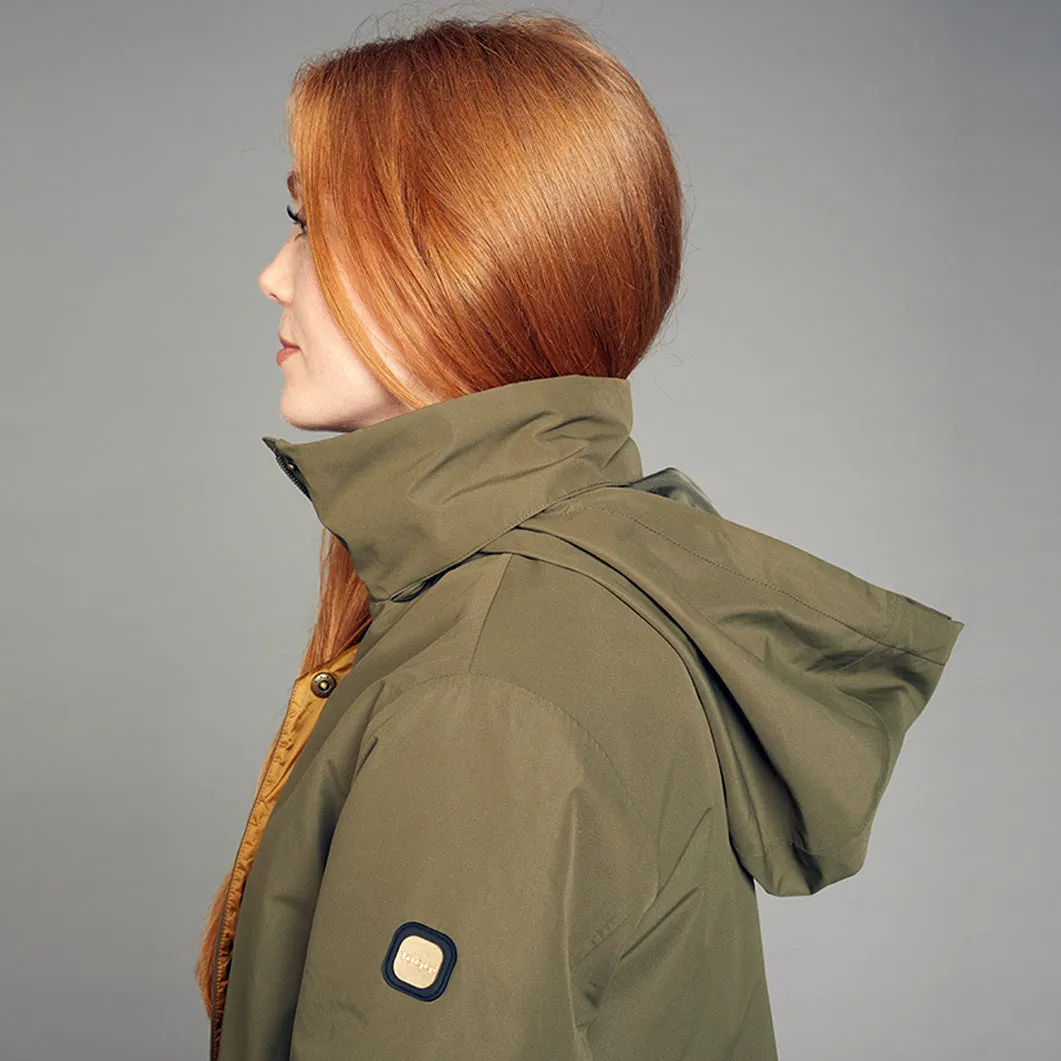 Toggi Cedar long Waterproof coat in Khaki by Toggi