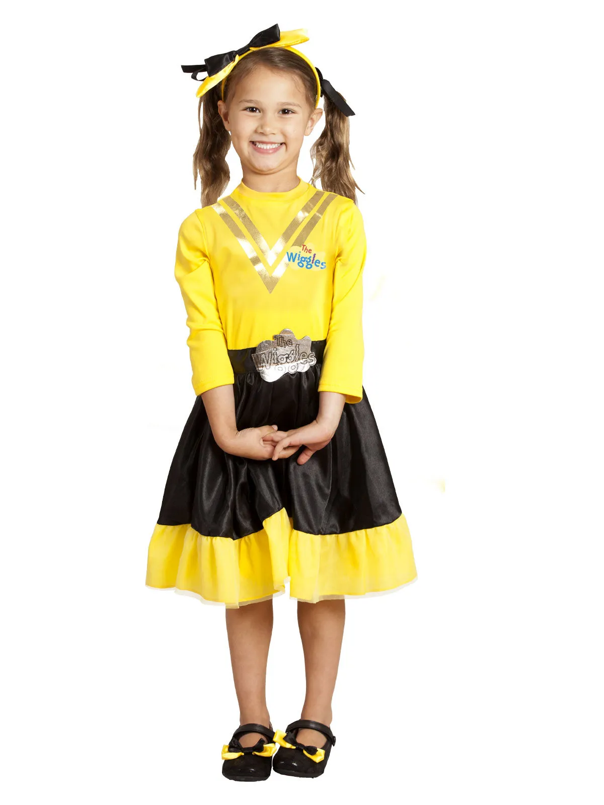 YELLOW WIGGLE DELUXE COSTUME, CHILD